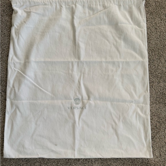 Versace Unisex Black Leather Backpack - Picture 7 of 7